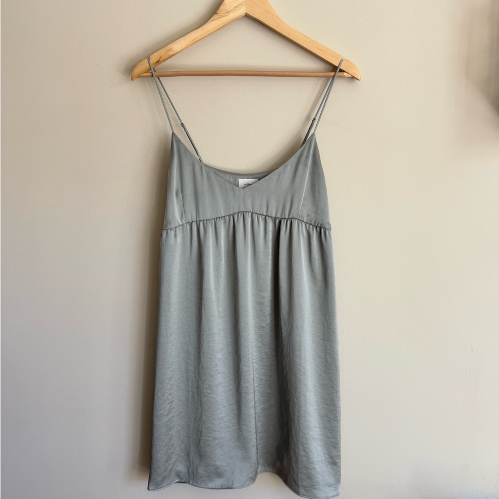 Aritzia Wilfred Lover Satin Mini Dress
